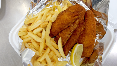 Crunchy Breaded Sole Dinner sold by Euclid Fish Company's fresh fish market near Mentor, Ohio