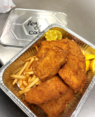 Keg O' Tavern Battered Cod Dinner