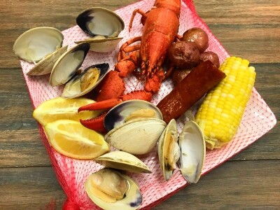 Fresh lobster boil for sale by Euclid Fish Market near Mentor, Ohio