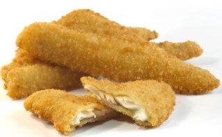 Frozen Breaded Lake Perch Fillets as distributed by Euclid Fish Company, fresh fish market in Cleveland, Ohio