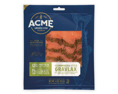 Acme Gravlax smoked salmon from Euclid Fish Market, fresh fish market near Mentor, Ohio