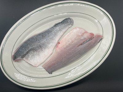 Whole all boned Branzino Butterflied Fillet sold by Euclid Fish Company near Mentor, Ohio