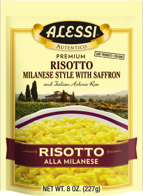 Alessi Risotto Milanese Style with Saffron from Euclid Fish Market, fresh fish market near Mentor, Ohio