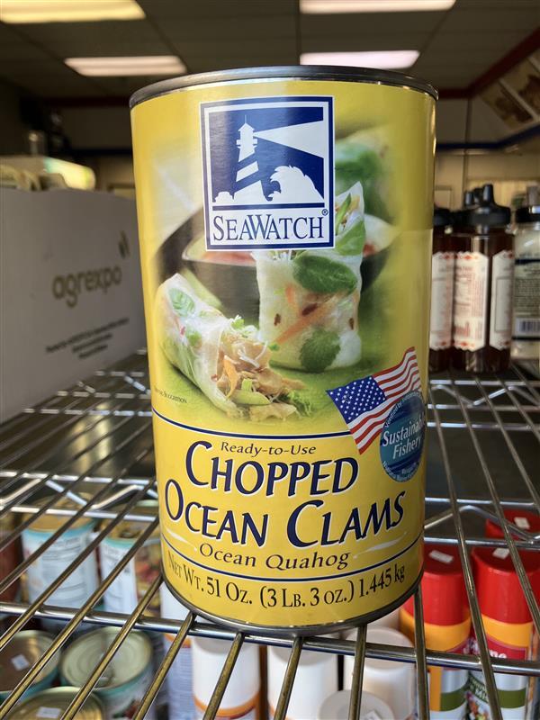 SeaWatch Chopped Ocean Clams | Euclid Fish Market